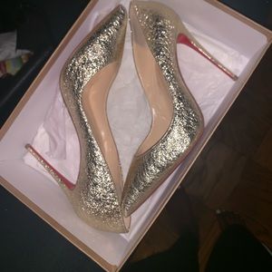 Christian loubitins size 39 gently worn